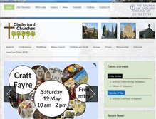 Tablet Screenshot of cinderford-churches.org.uk